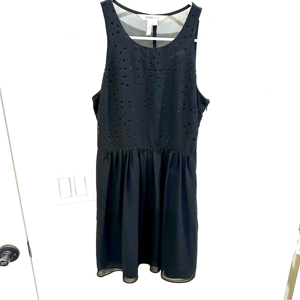 Adorable BCBG black mini dress
